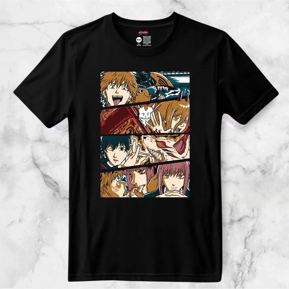 Chainsaw Man Anime Custom T-shirt